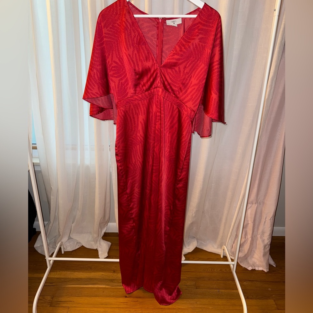 Red Silk Dress